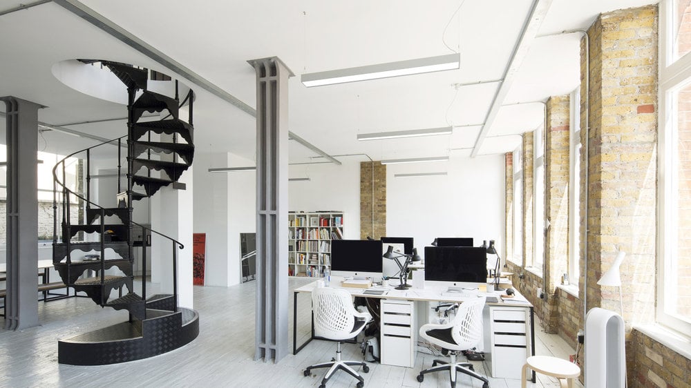 Contemporary CAT A office fitout at 99-101 Farringdon Road, London.
