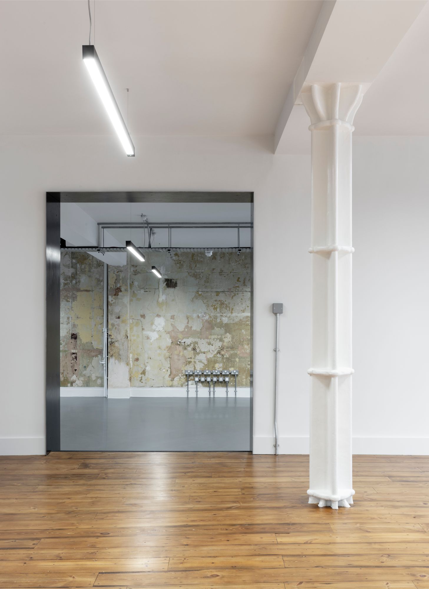 CAT A office fitout using PIR sensors at 42-44 Gerrard Street, London.