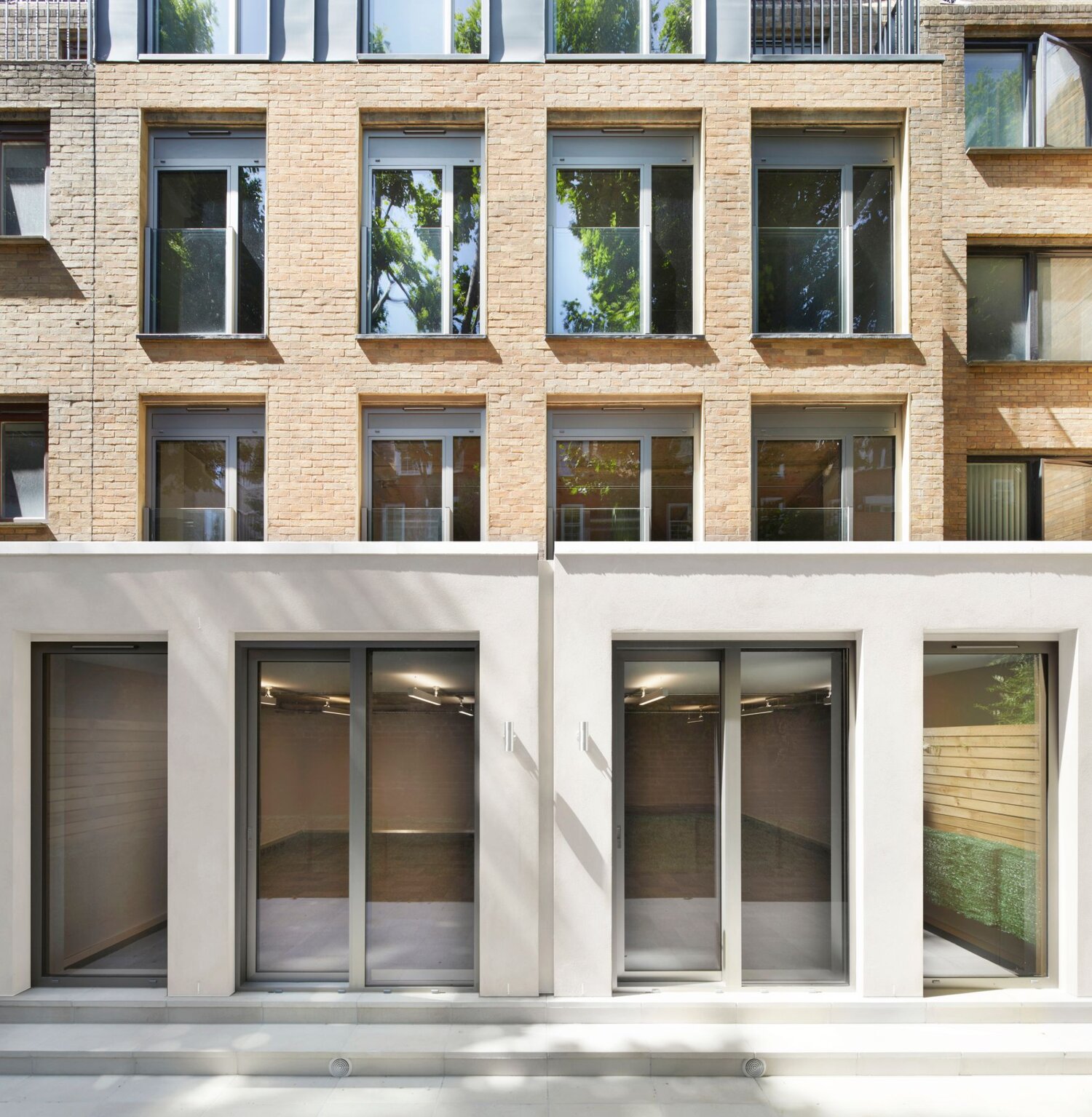 Office lighting for a Grade II listed CAT A fitout at 4 Tavistock Place, London.
