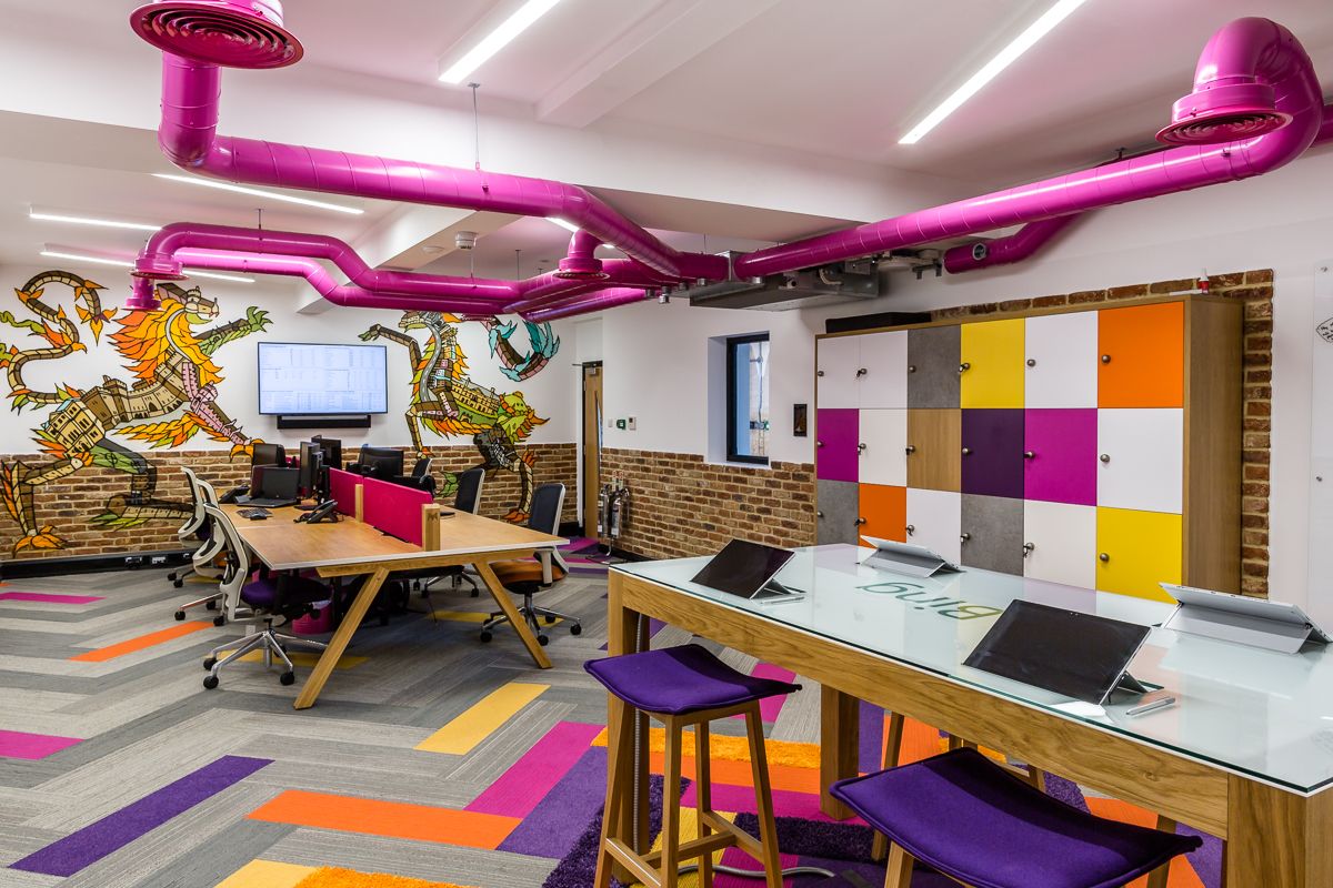 Bespoke office lighting scheme at Money.co.uk, Cirencester.