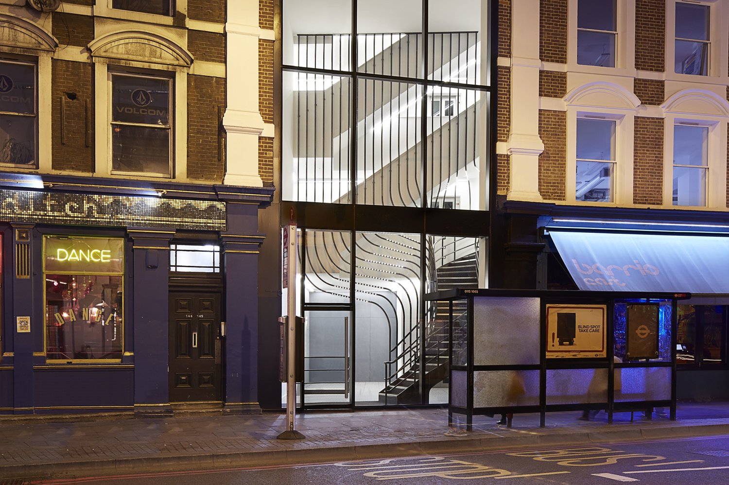 Office lighting for a CAT A refurbishment at 141-143 Shoreditch High Street, London.