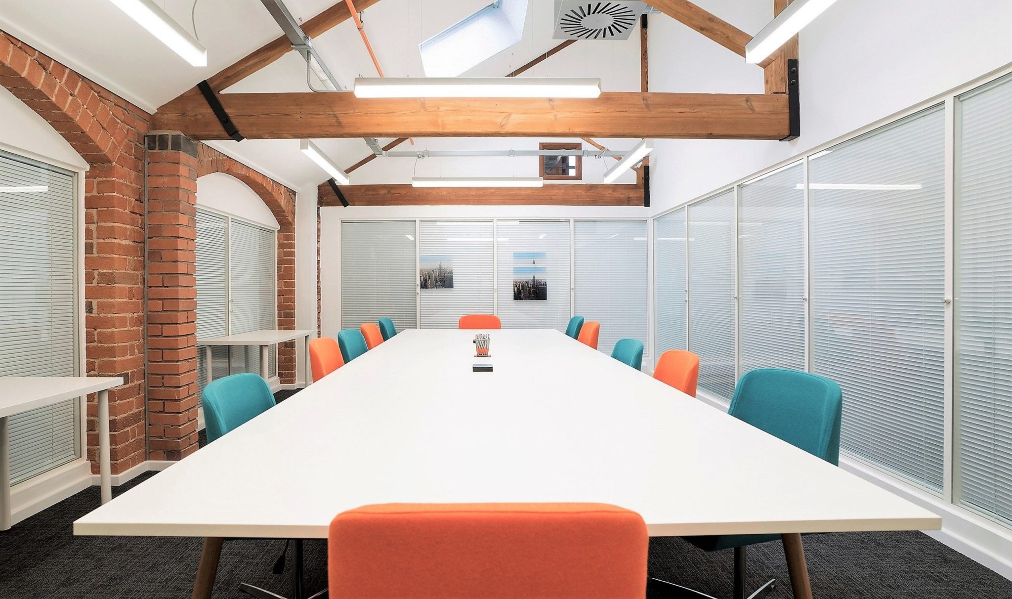 Lighting for a listed commercial building at The Maltings, Cardiff.