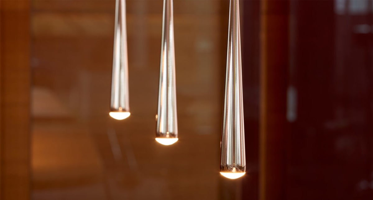 adding visual interest into a space with lighting