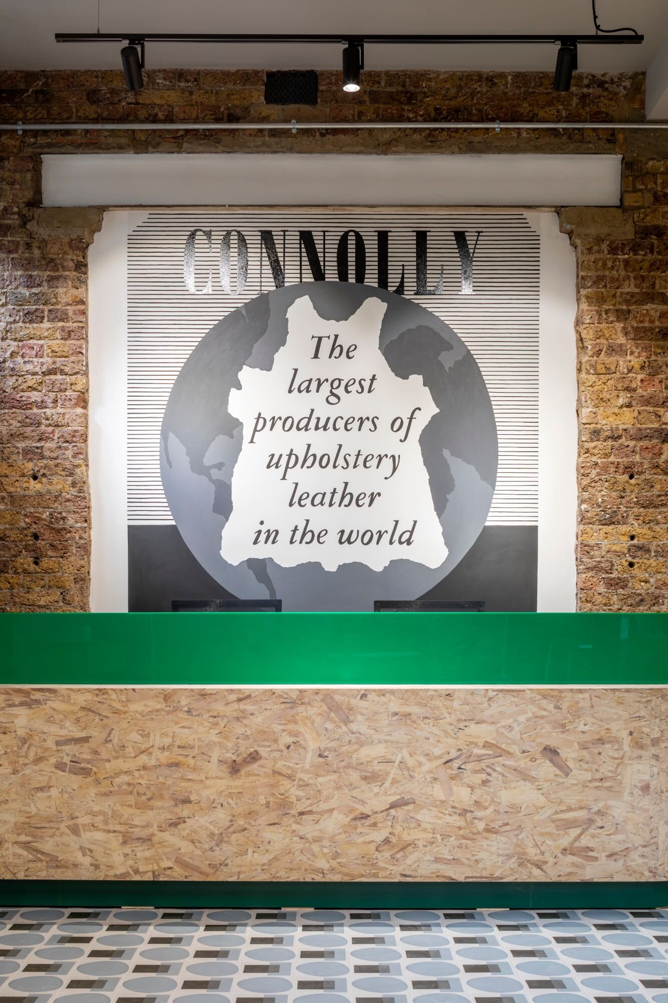 CAT B fitout for a design-led serviced office space at The Connolly Works, London.