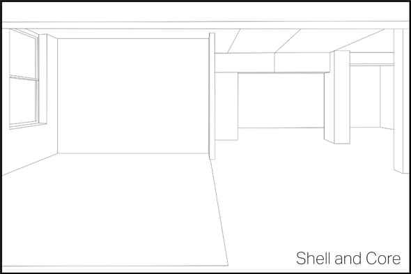 Shell and Core drawing