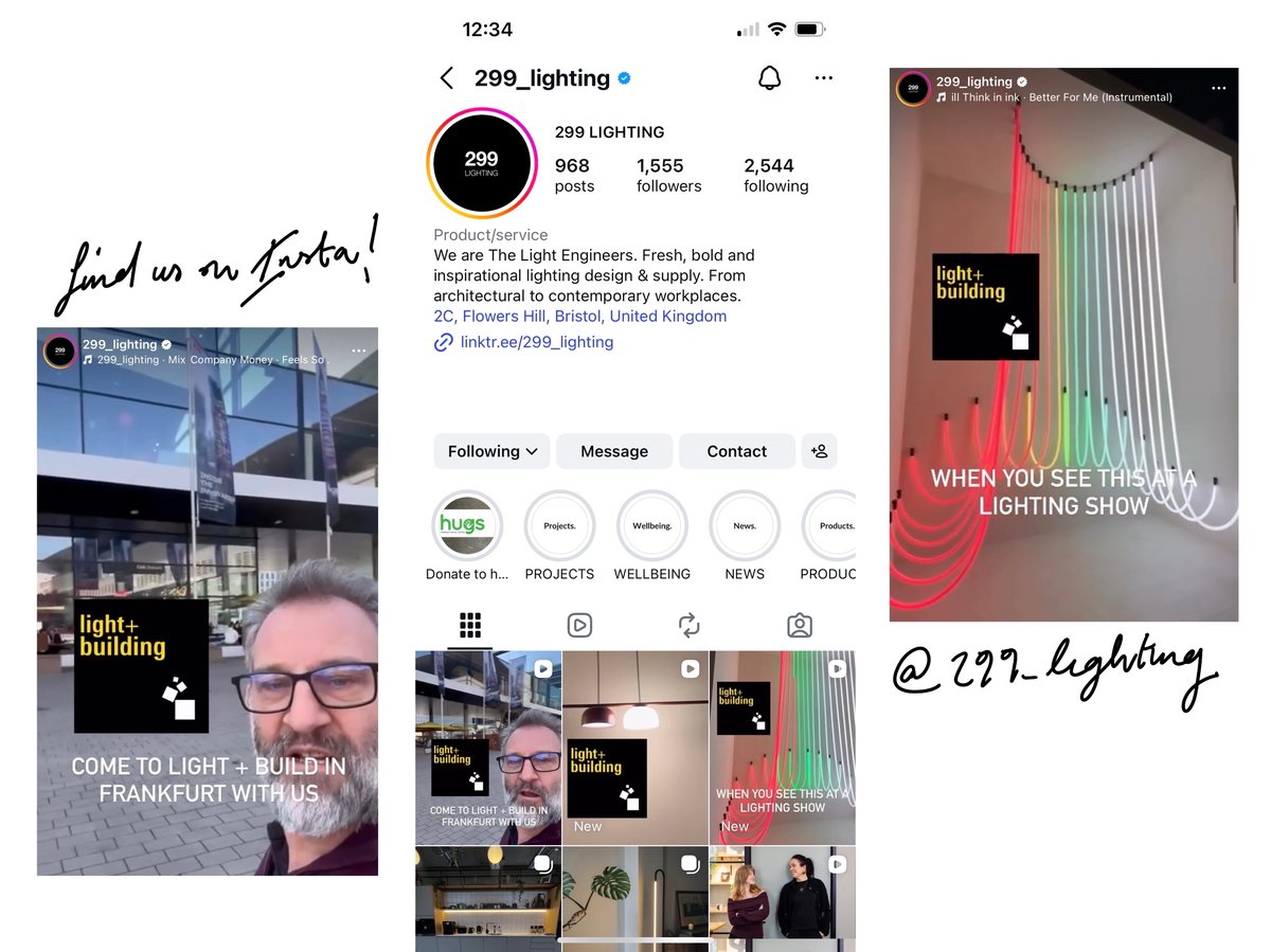 insta for light and build