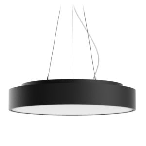 Suspended circular lighting