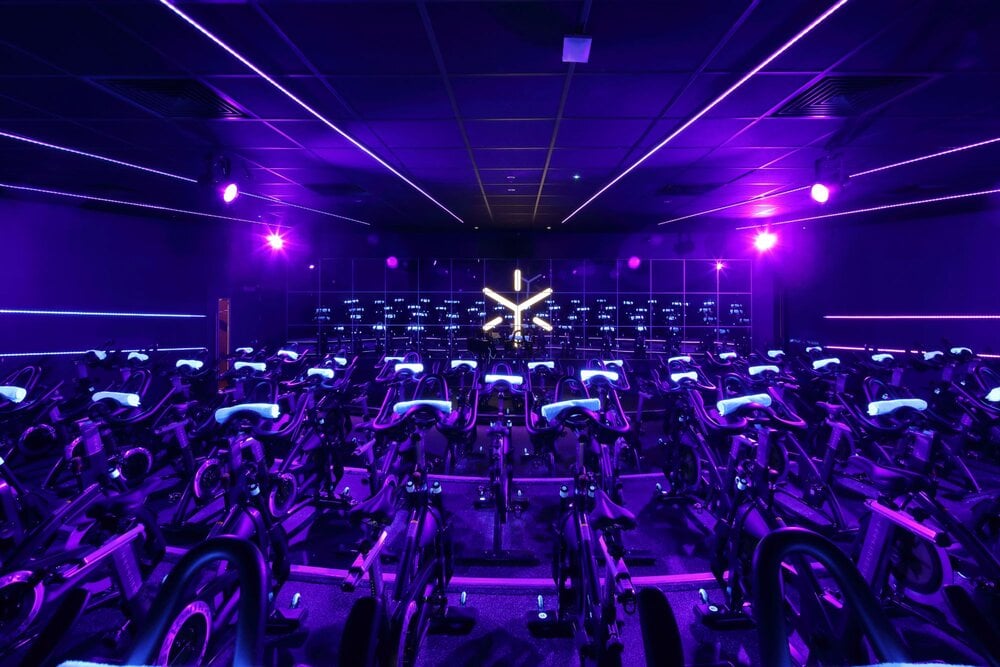 purple-gym-linear-lighting