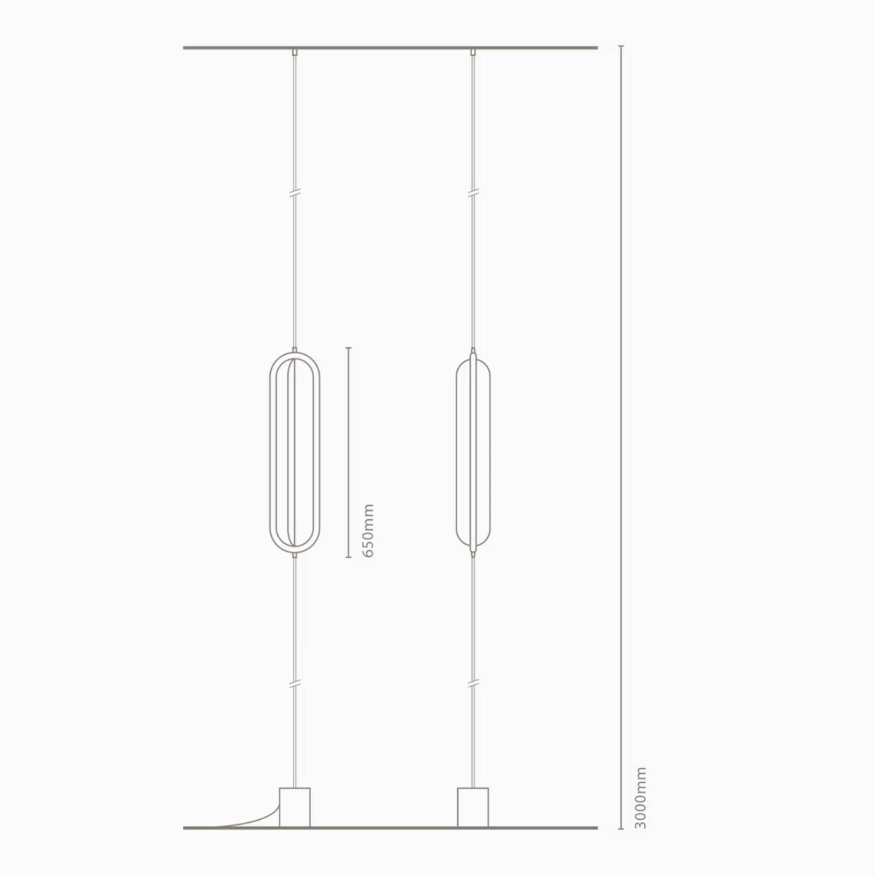 Bow vertical technical drawing