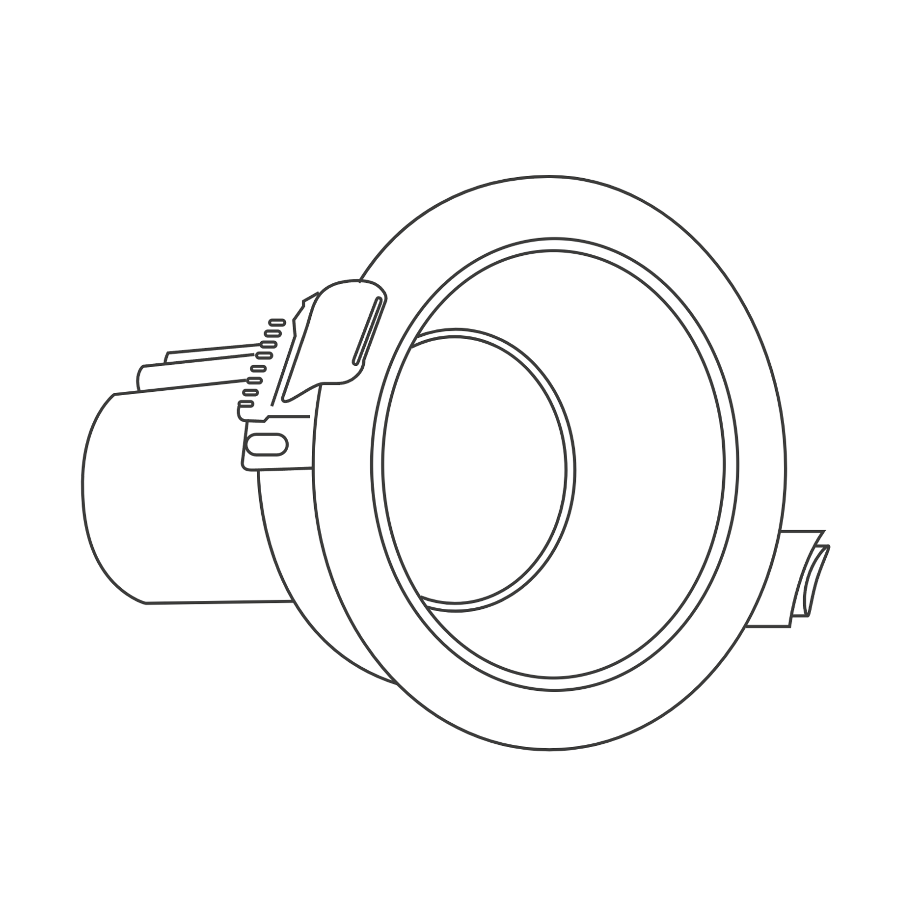 Chiara small round technical drawing