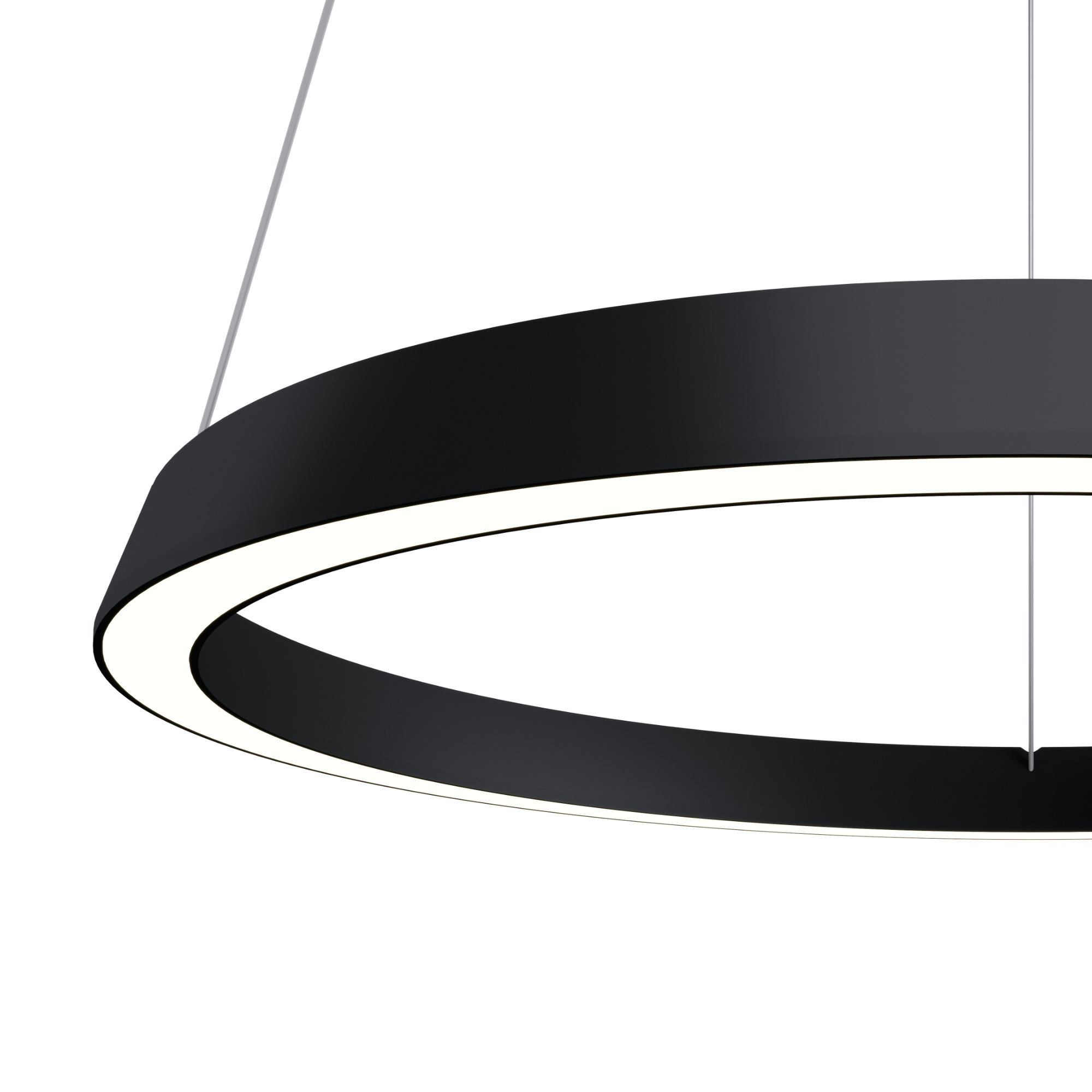 Black Direct Circular Light