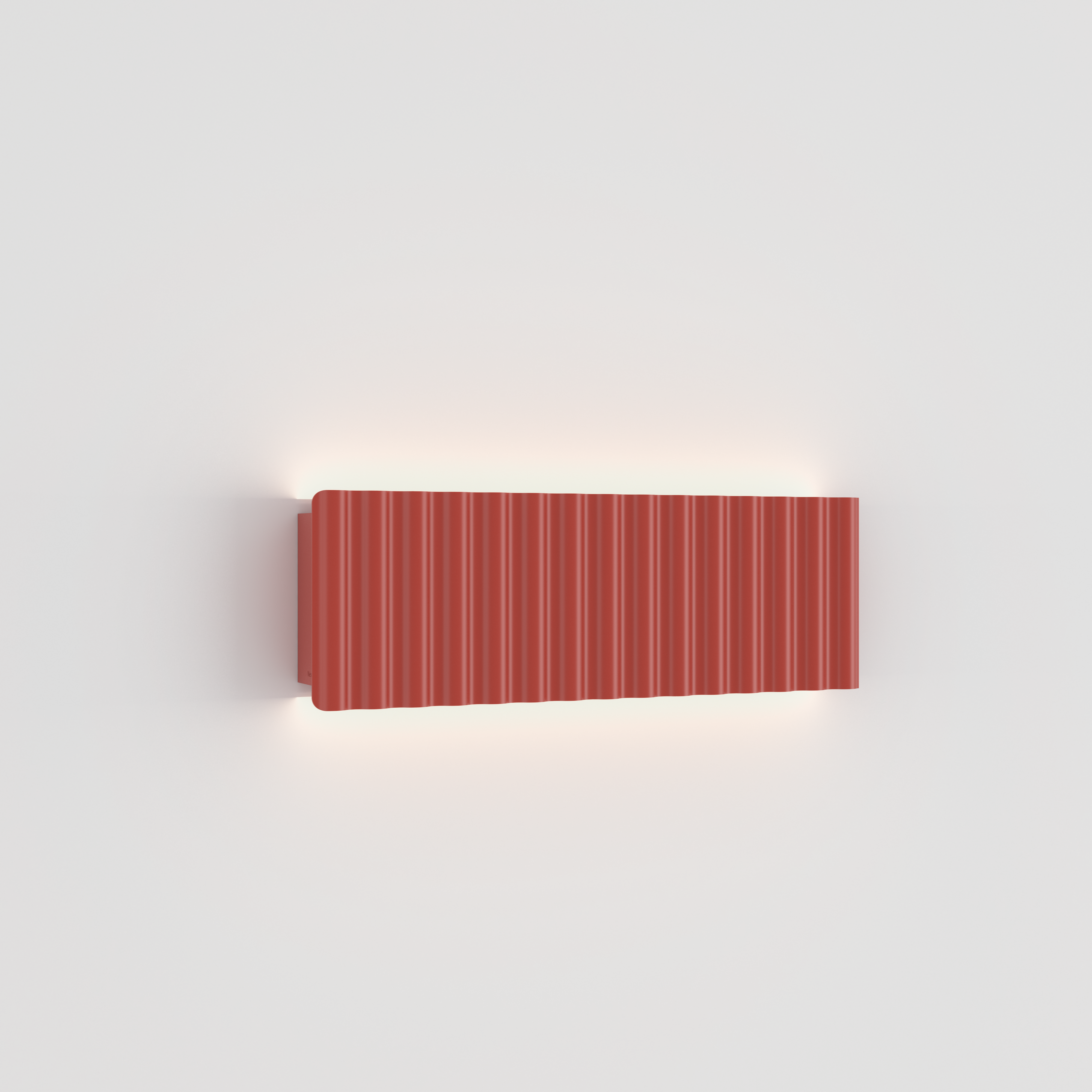 Red Feature Wall Light