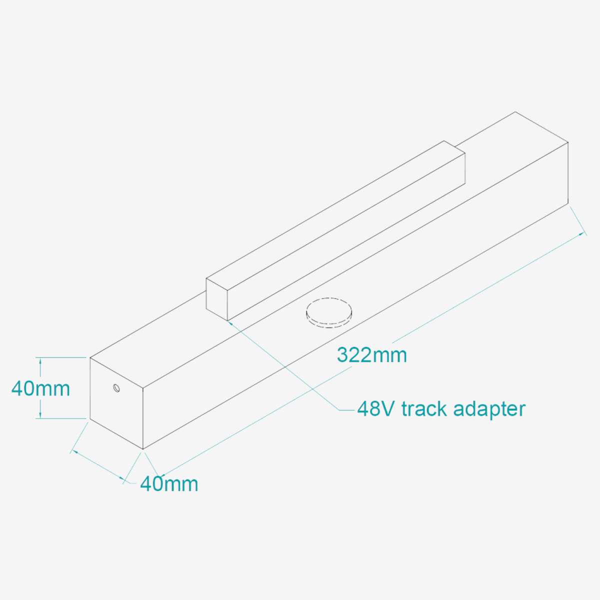 Eddy track 48 technical drawing