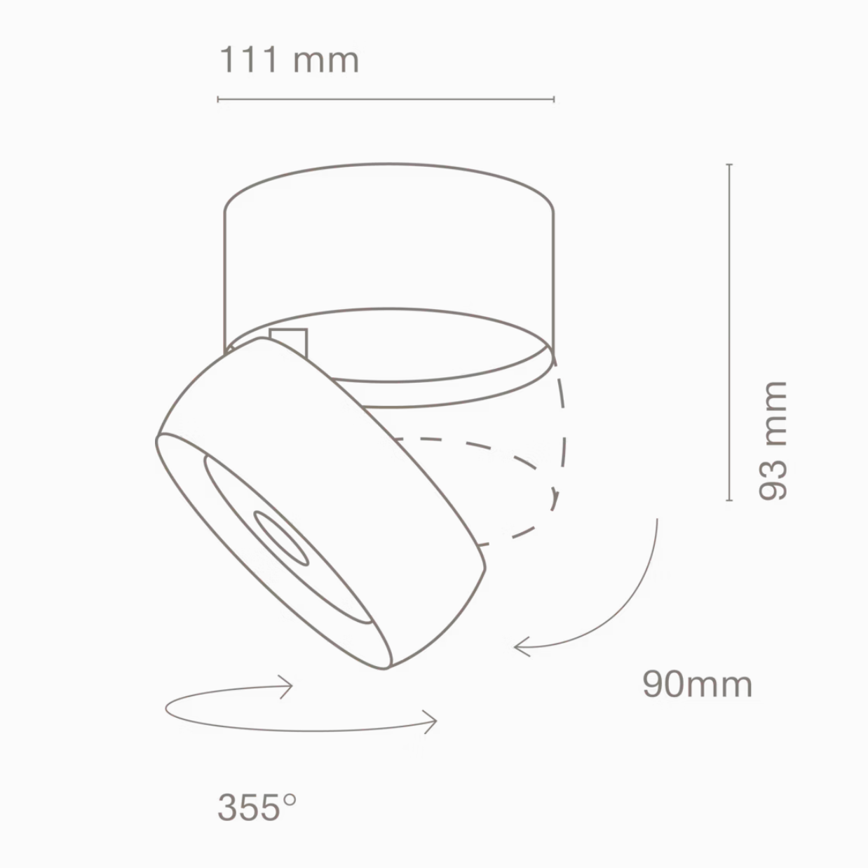 Eye technical drawing