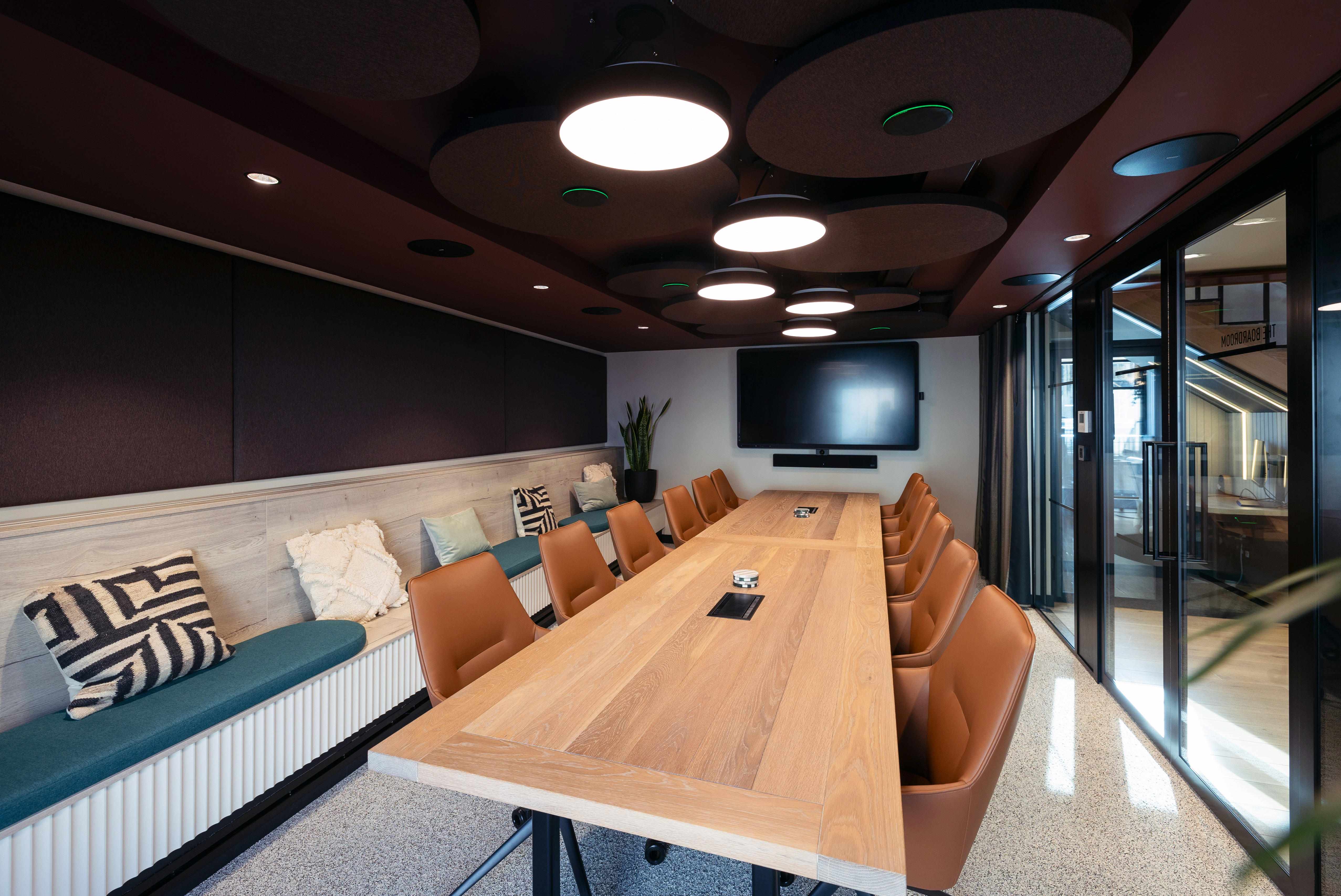 Talla Suspended direct in the Interation Office Boardroom