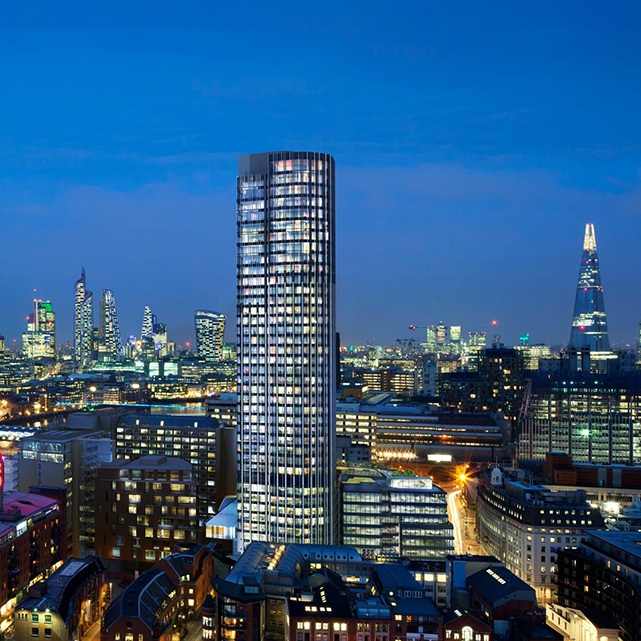 Professional lighting design consultancy for South Bank Tower, London