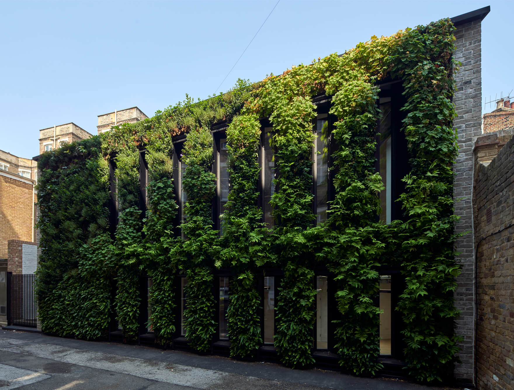 Office lighting for a sustainable BREEM-rated CAT A development at Plantworks, 1-3 Brittania Street, London.