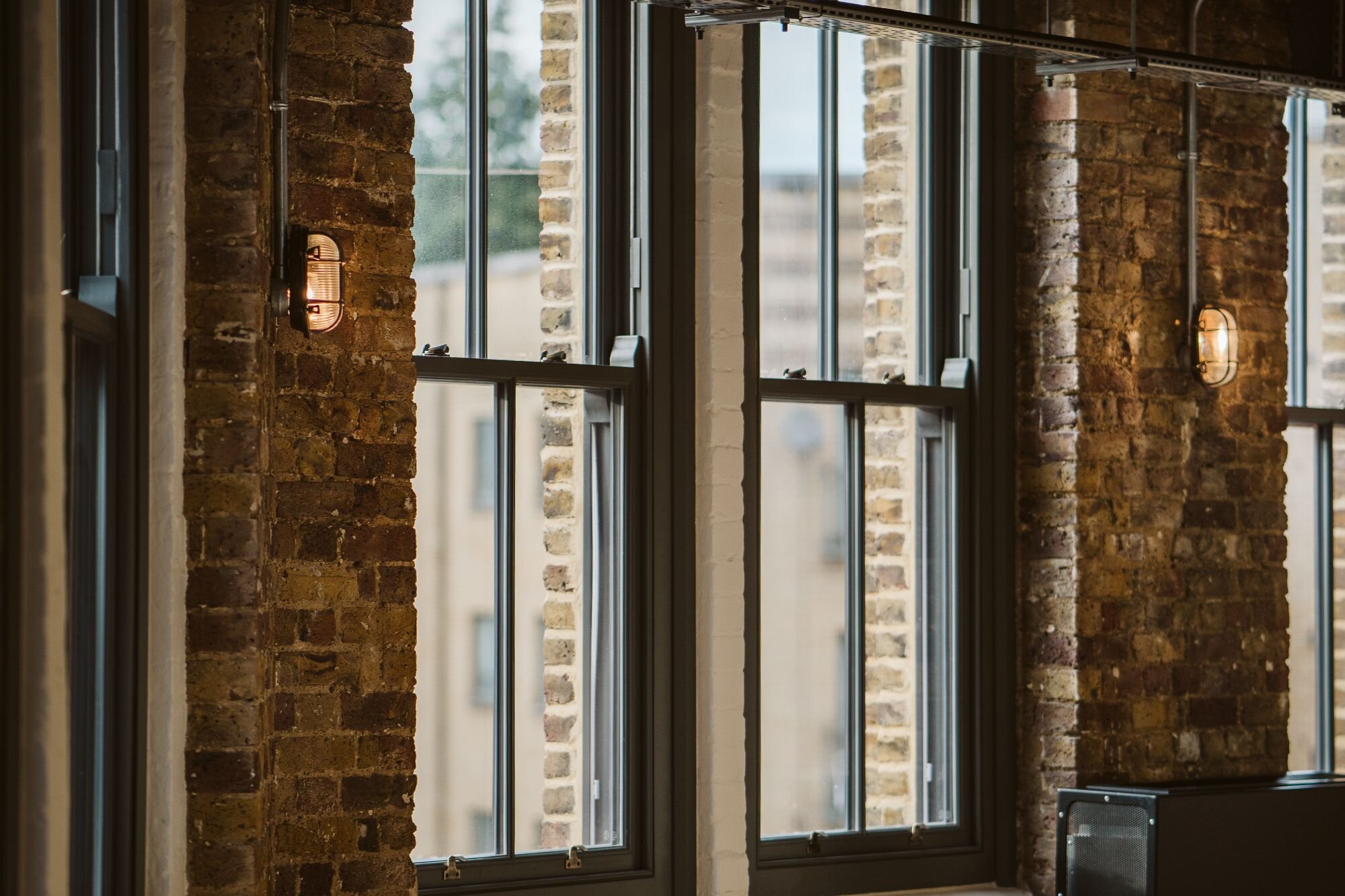 Office lighting for a contemporary CAT A fitout at 34-38 Provost Street, London.