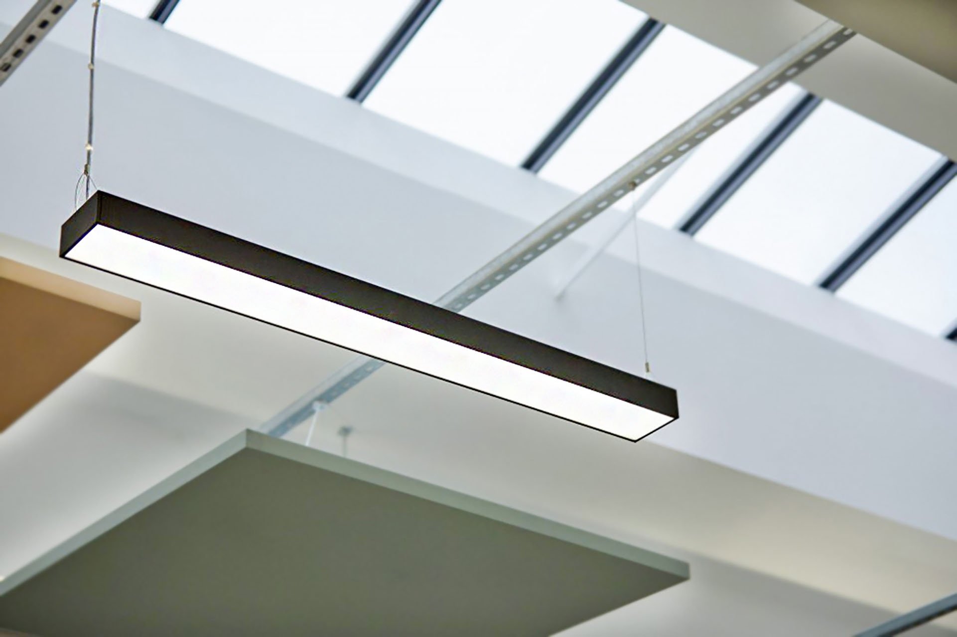 LG7 office lighting scheme for a CAT A refurbishment at Wentworth House, Milton Keynes.