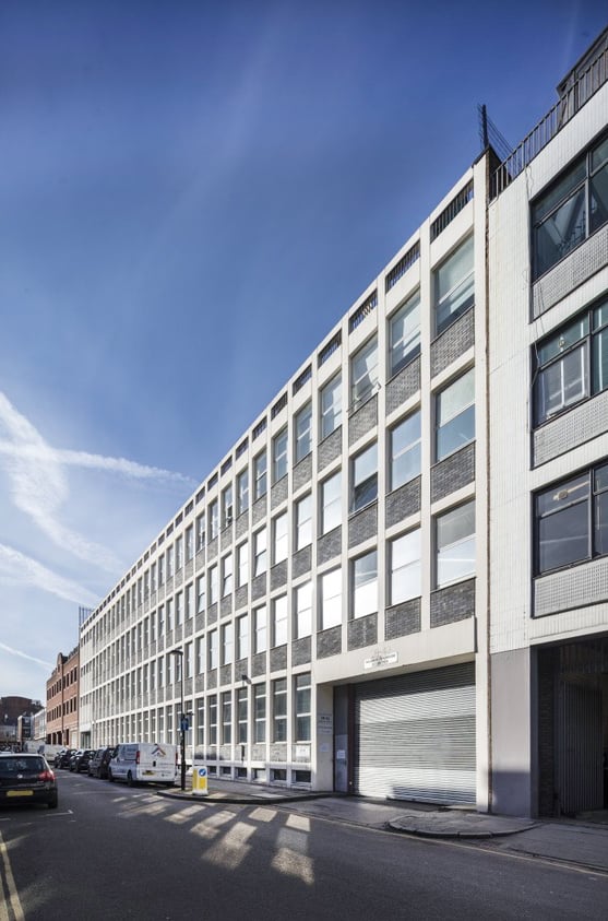 Office lighting for a contemporary CAT A fitout at Discovery House, London.