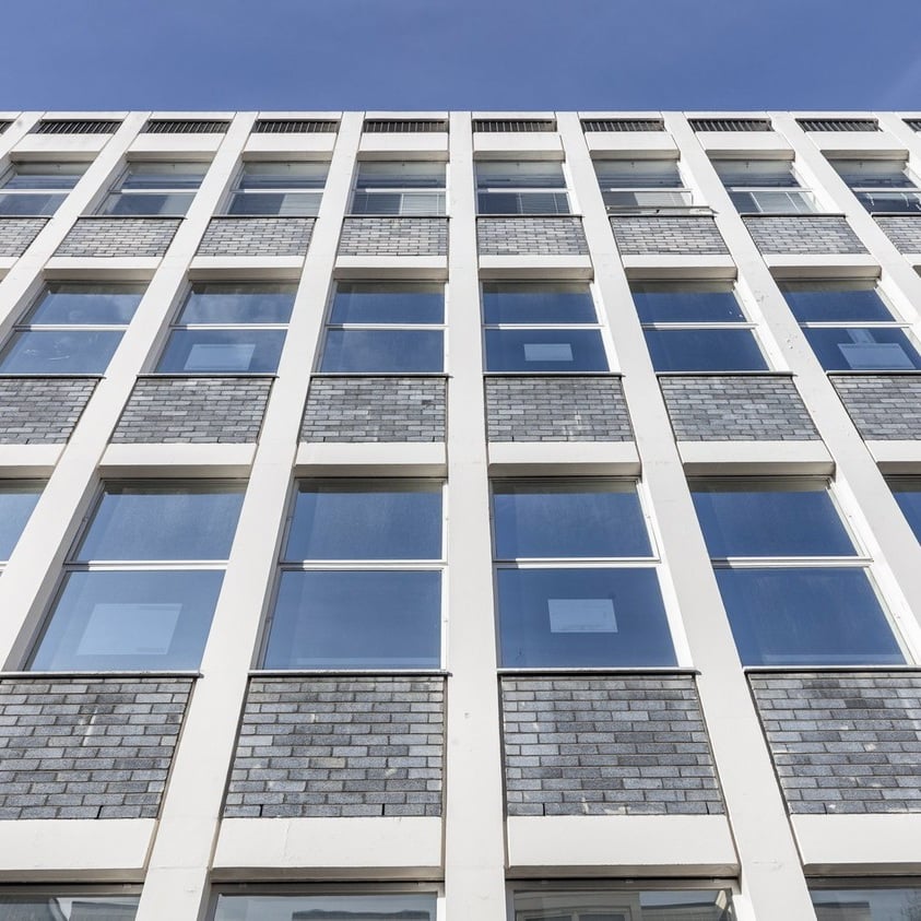 Office lighting for a contemporary CAT A fitout at Discovery House, London.