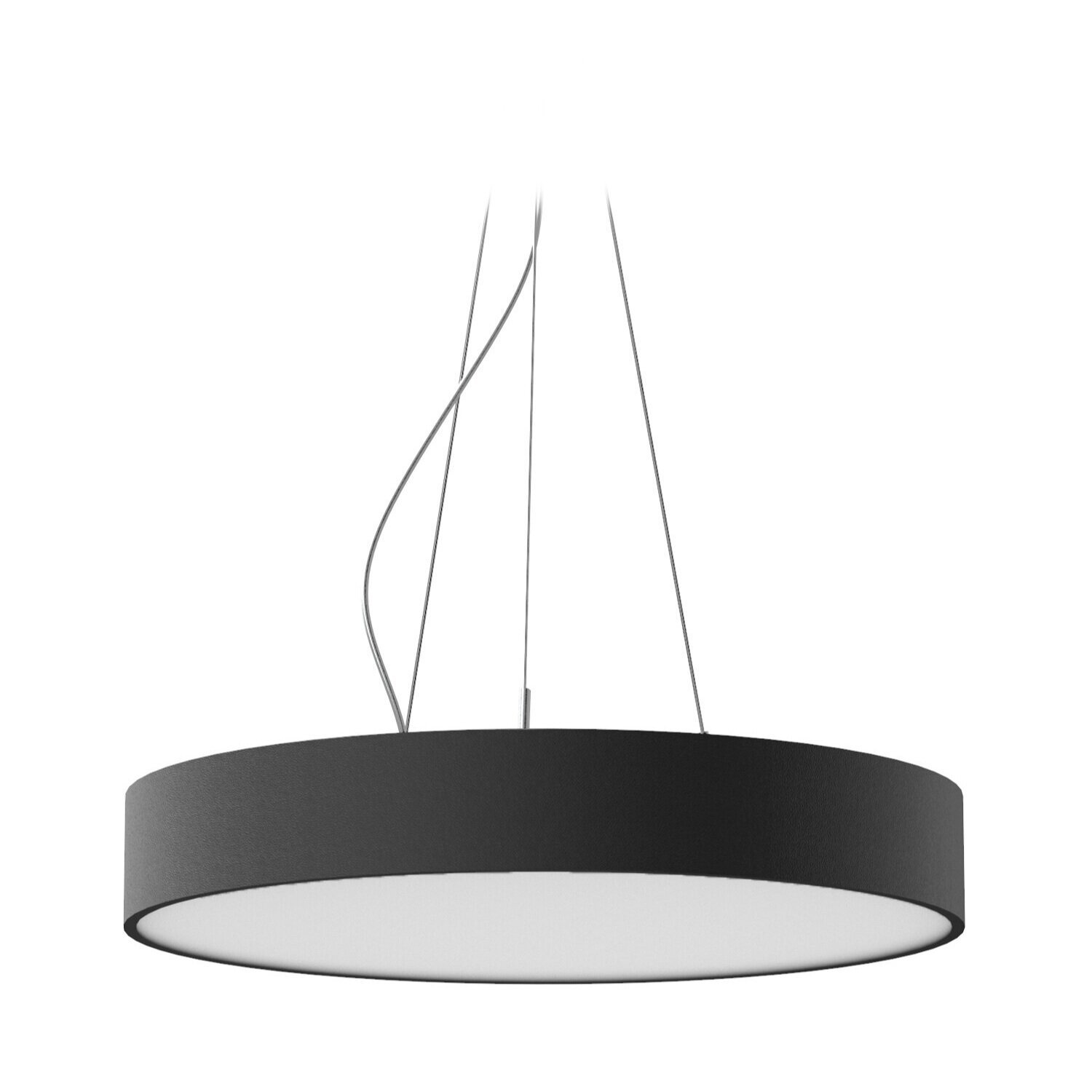 Circular suspended lighting