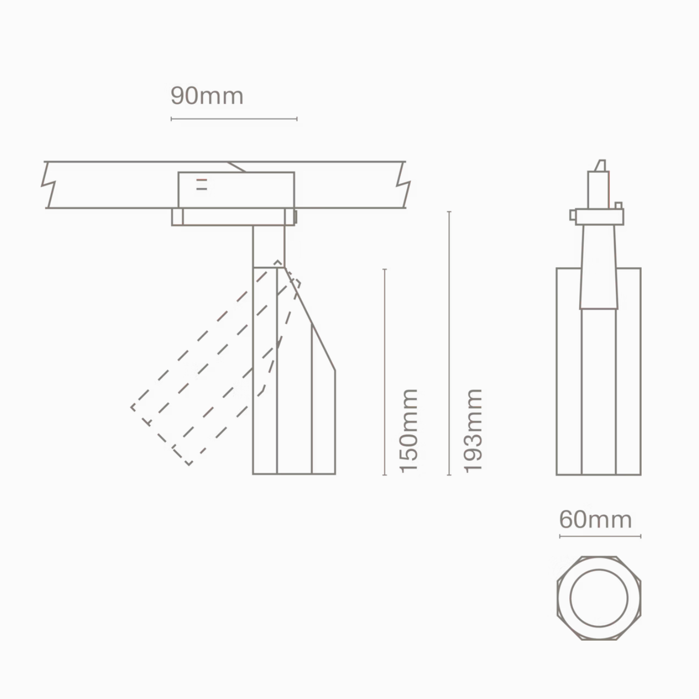 Moon Technical Drawing