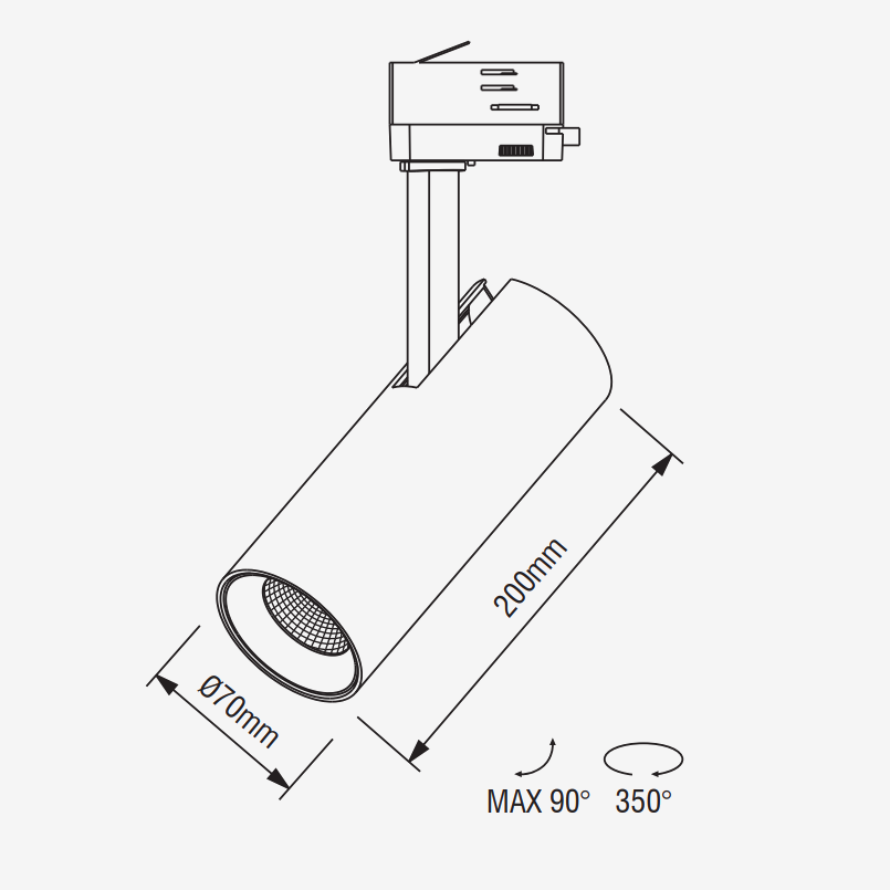 Suna Track technical drawing