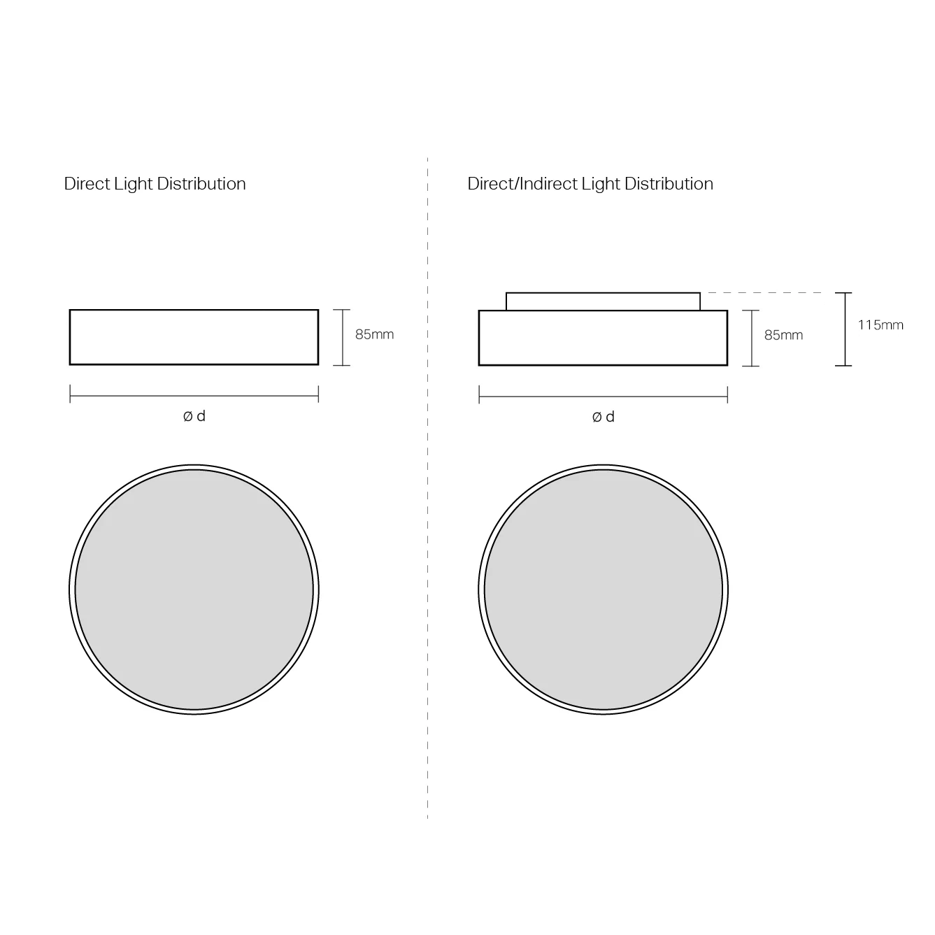 Talla surface technical drawing 2024