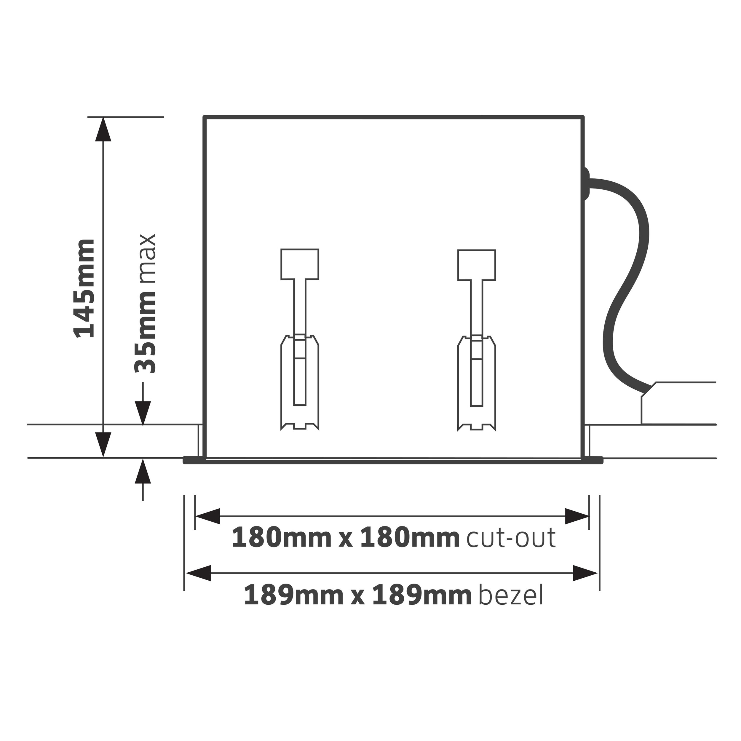 Frome-1-module-downlight-tech-drawing