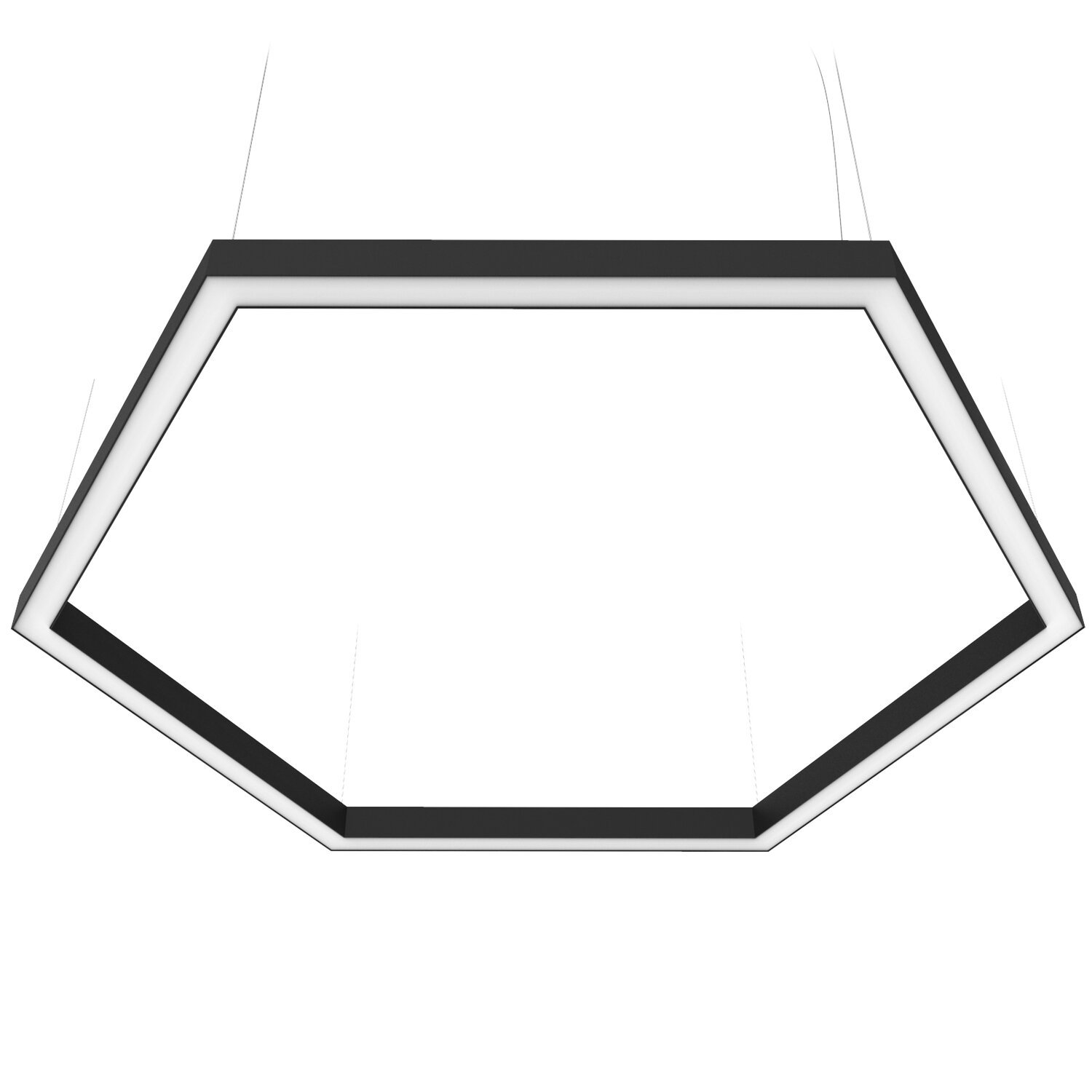 black-hexagon-suspended-lighting