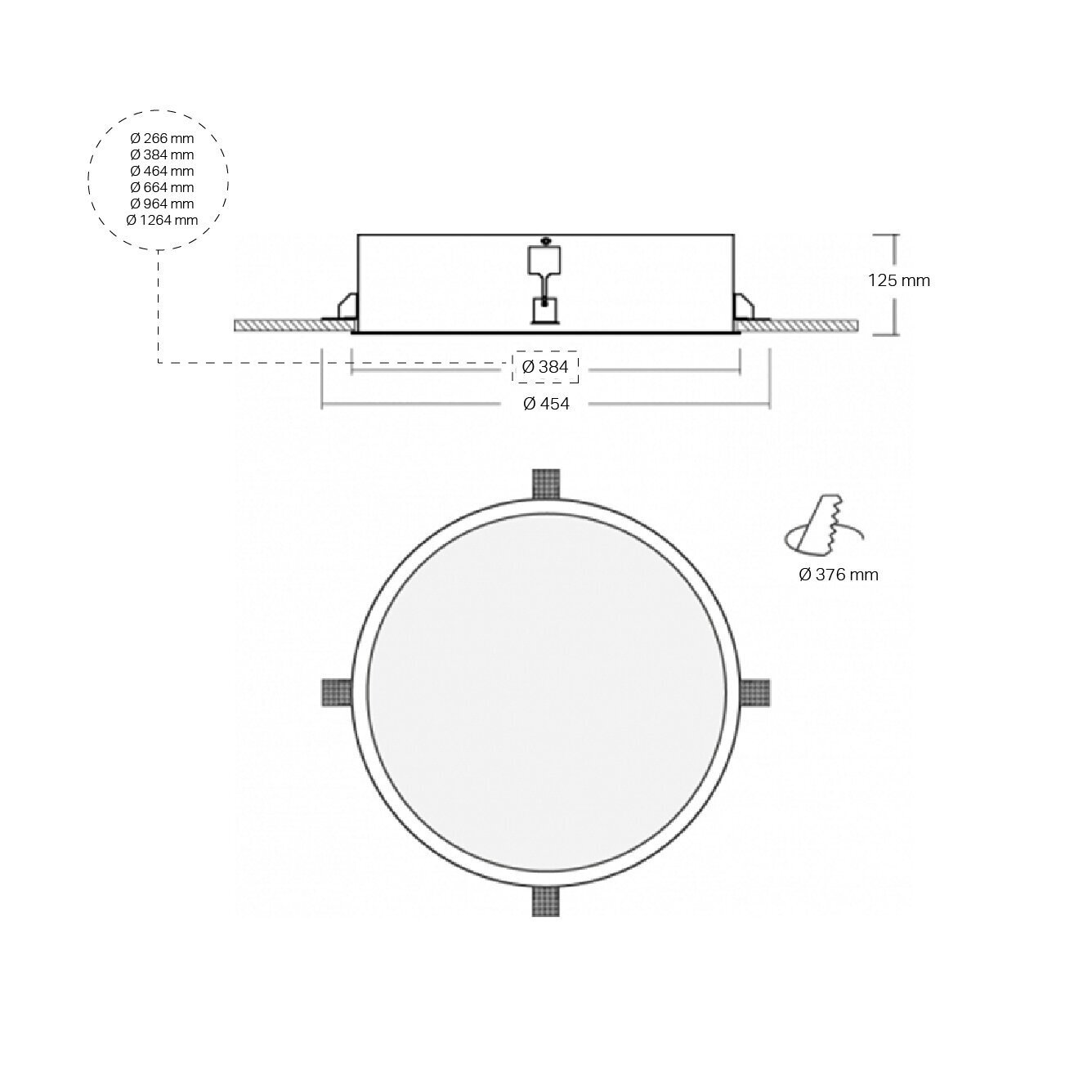 segura-recessed-trim-technial-drawing